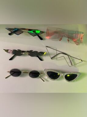 Variety of different festival glassess